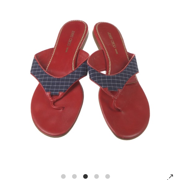 Jimmy Choo cruise canvas sandals - Picture 3 of 4